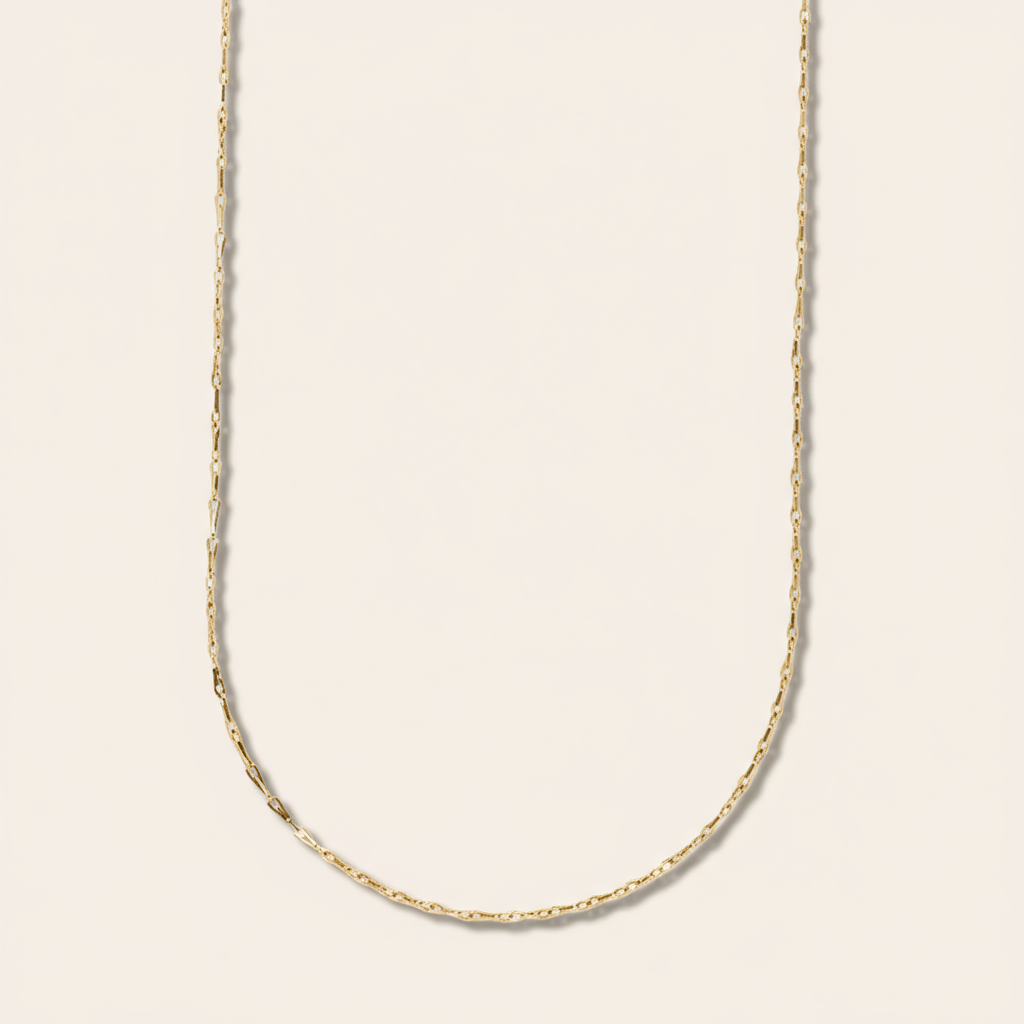 "Amiavele" Easy Thin Chain Edelstahl Halskette