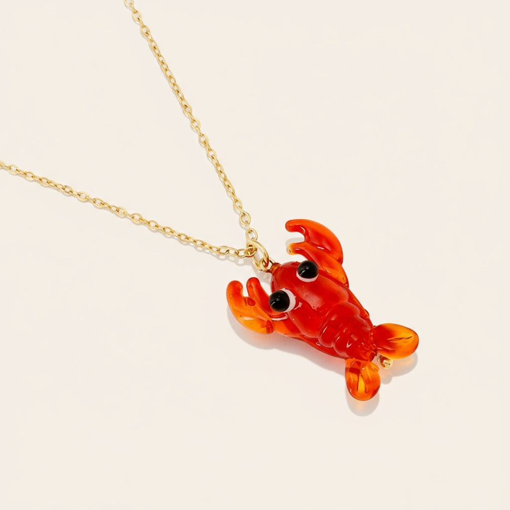 "Zaravel" Sweet Lobster Edelstahl Halskette