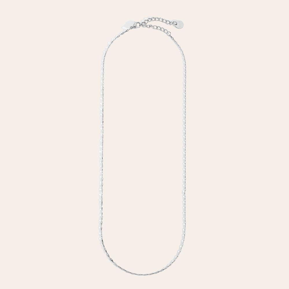 "Amiavele" Easy Thin Chain Edelstahl Halskette
