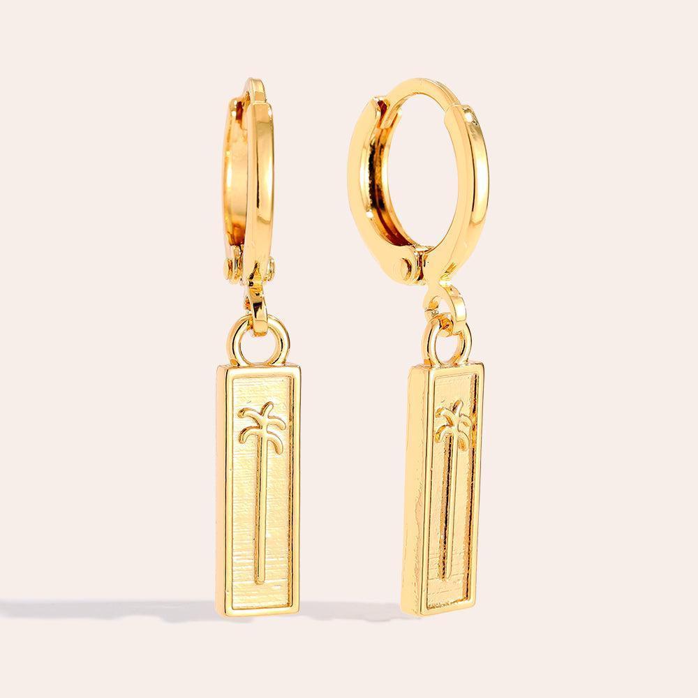 „Arilin“ Nice Frame Vergoldete Ohrringe-Goldharmonie