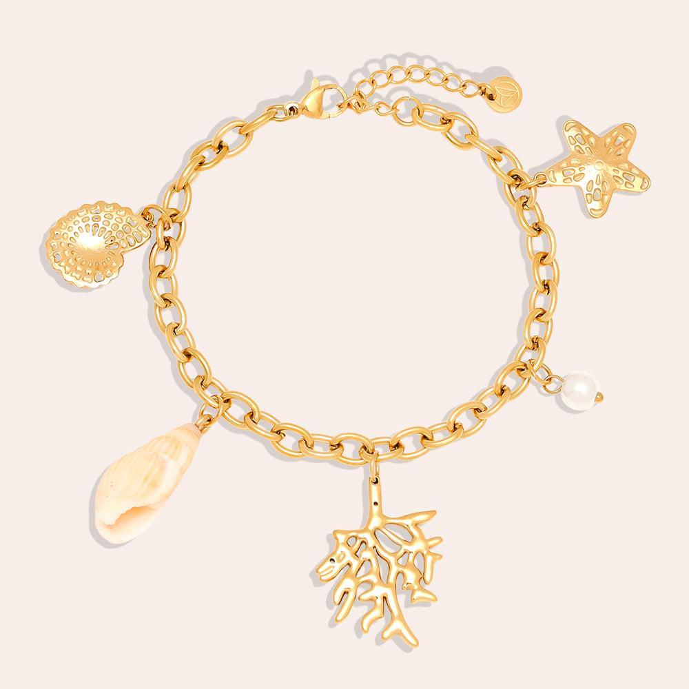 „Arilina“ Ocean Dream Armband-Goldharmonie