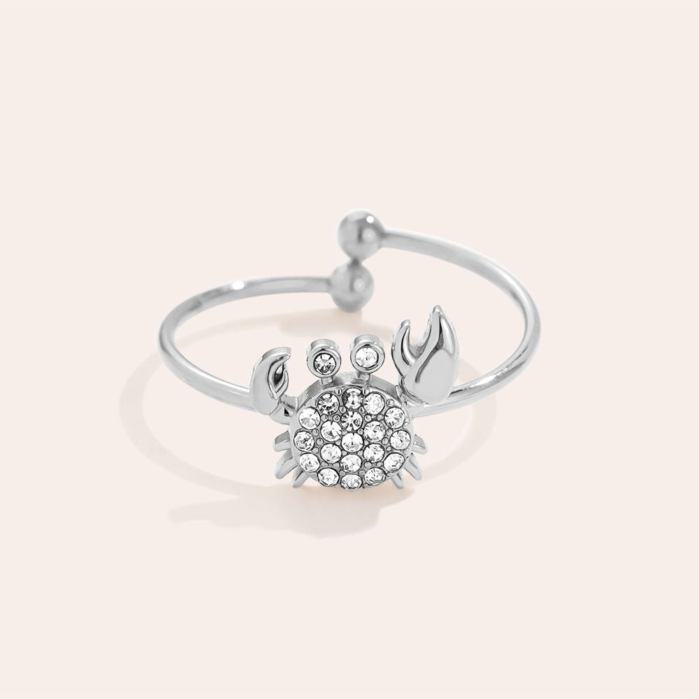 Arilinaa - Diamond Crab Ring