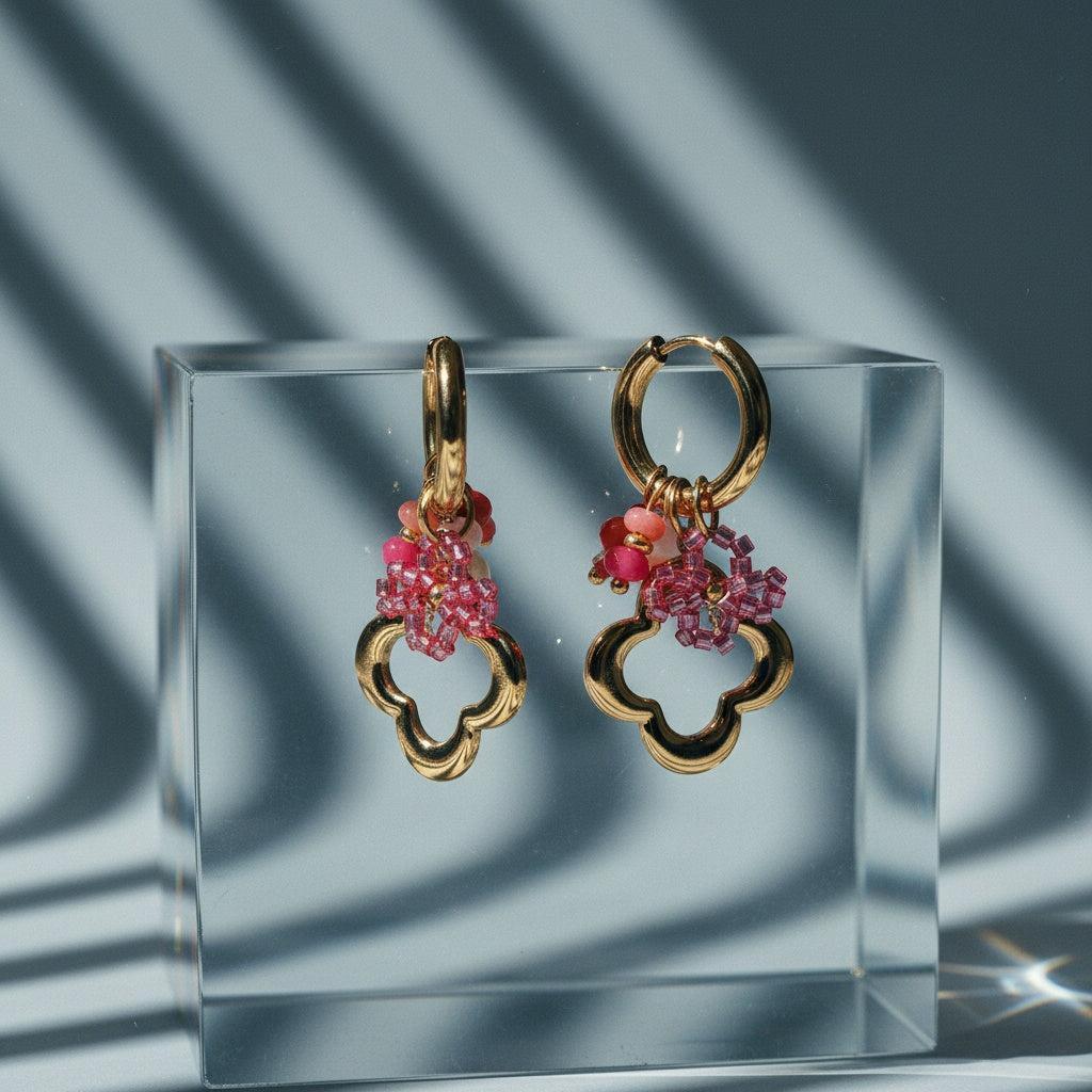 „Arinara“ Pinky Style And Pearl Ohrringe