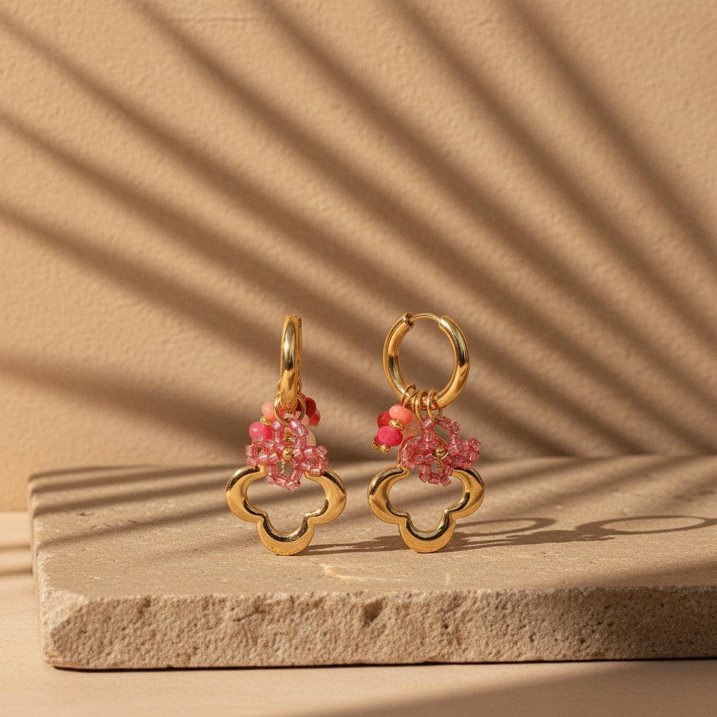 „Arinara“ Pinky Style And Pearl Ohrringe