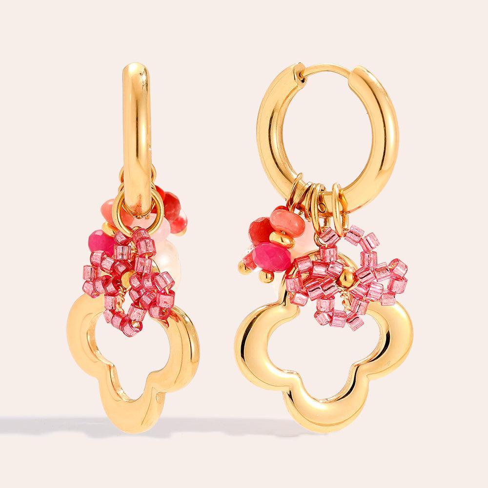 „Arinara“ Pinky Style And Pearl Ohrringe-Goldharmonie