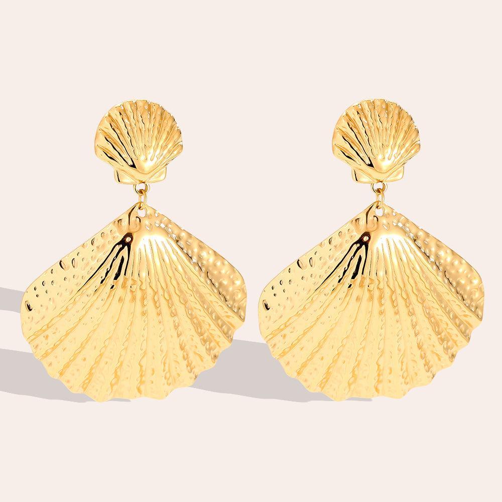 „Aritara“ Great Shell Ohrringe-Goldharmonie