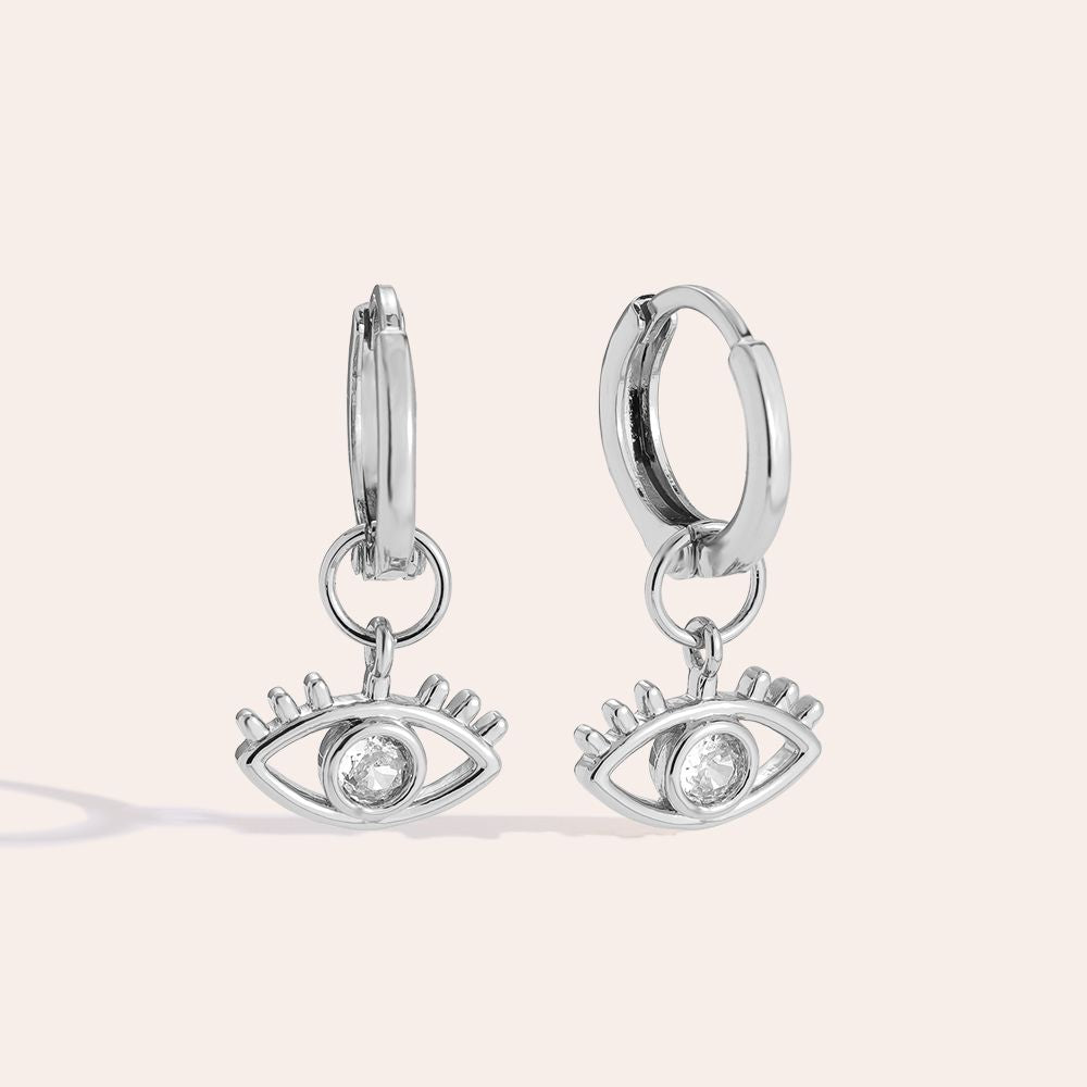 „Avalara“ Diamond Eye Vergoldete Ohrringe