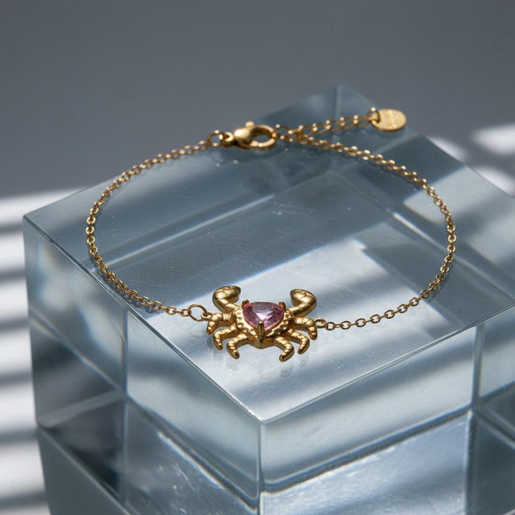 „Avanara“ Crab And Diamond Armband