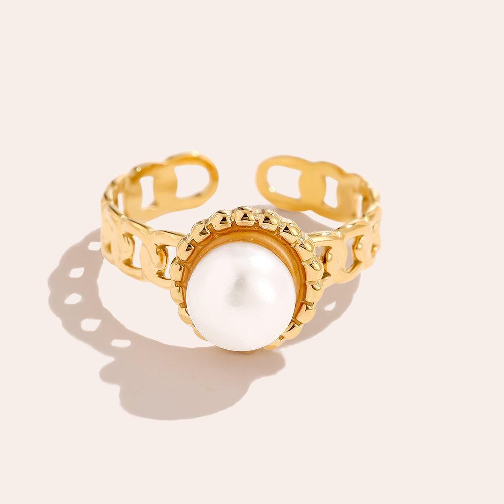 Avanella - Fancy Pearl Ring-Goldharmonie
