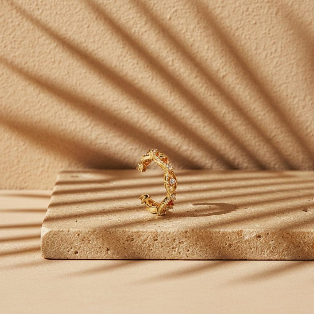 „Avariva“ Mini Diamonds Eyes Vergoldete Ohrringe