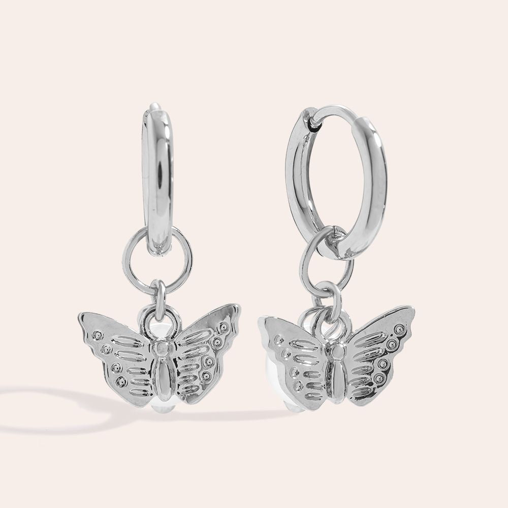 „Avasara“ Butterfly Pearl Ohrringe
