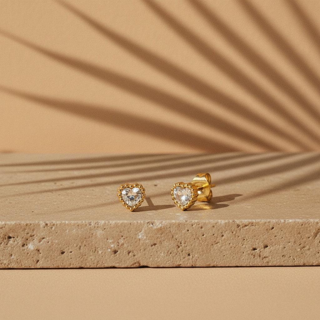 „Avelnira“ Nice Diamond Heart Ohrringe