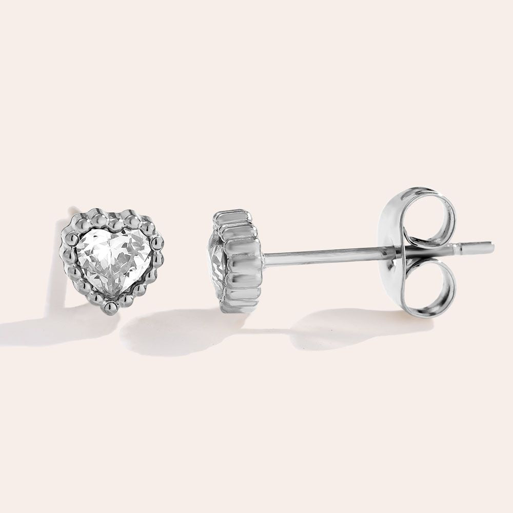 „Avelnira“ Nice Diamond Heart Ohrringe