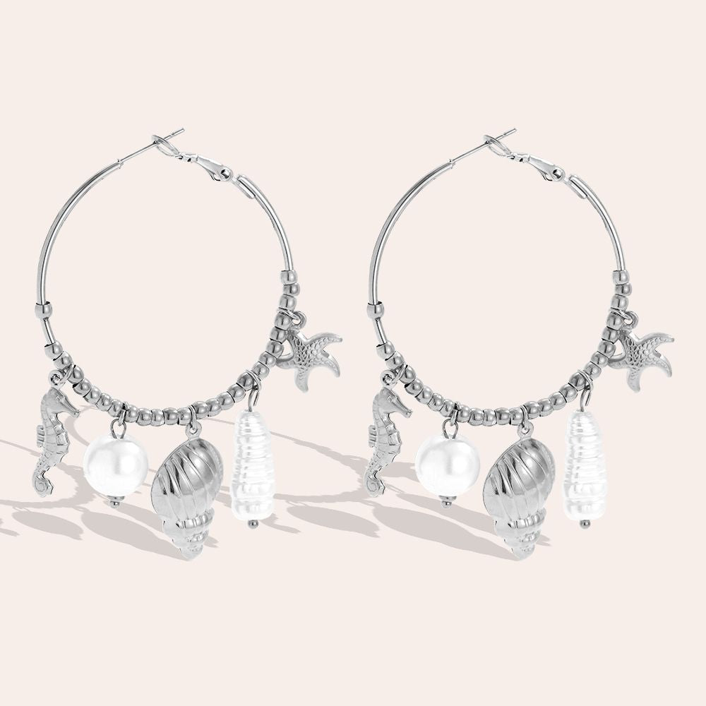 „Avelria“ Ocean Hoop Ohrringe