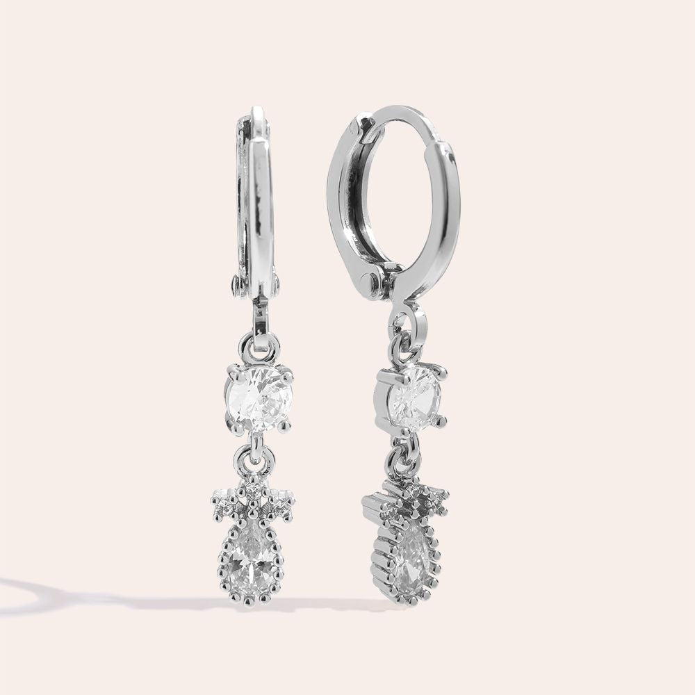 „Avelriaa“ Bright Diamonds Vergoldete Ohrringe