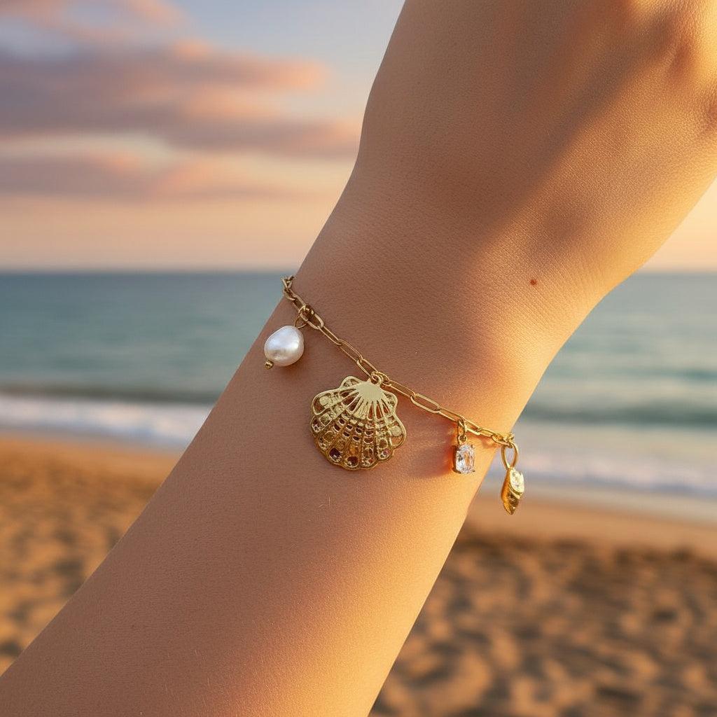 „Elanella“ Ocean And Charms Armband