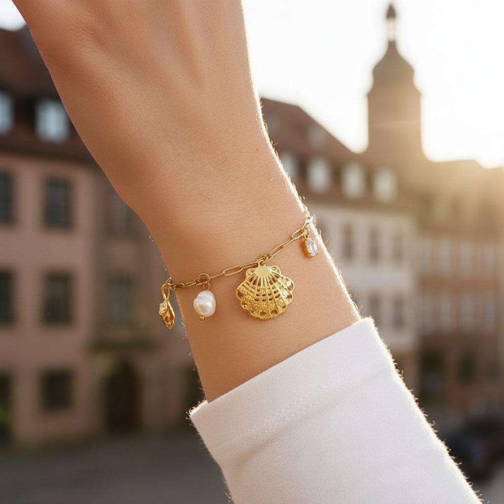 „Elanella“ Ocean And Charms Armband