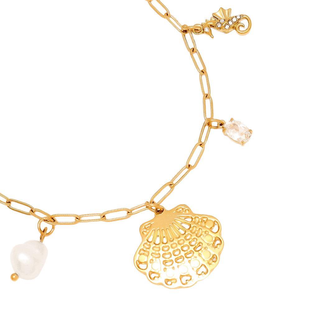 „Elanella“ Ocean And Charms Armband