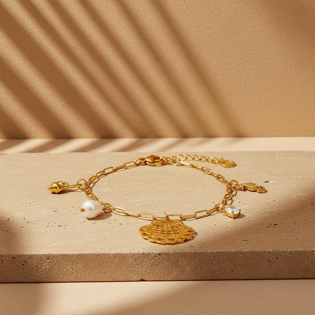 „Elanella“ Ocean And Charms Armband
