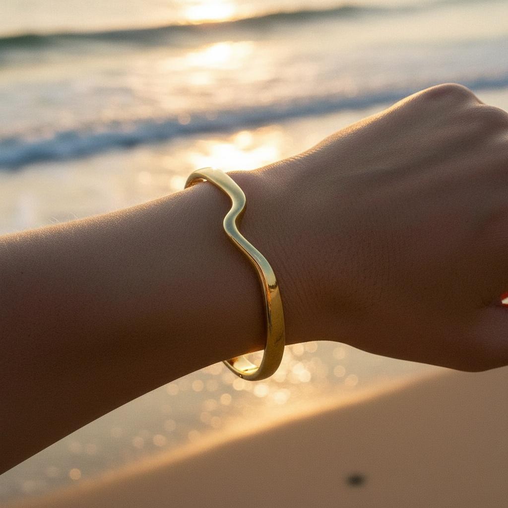 "Elanora" – Spangenarmband mit Steckverschluss