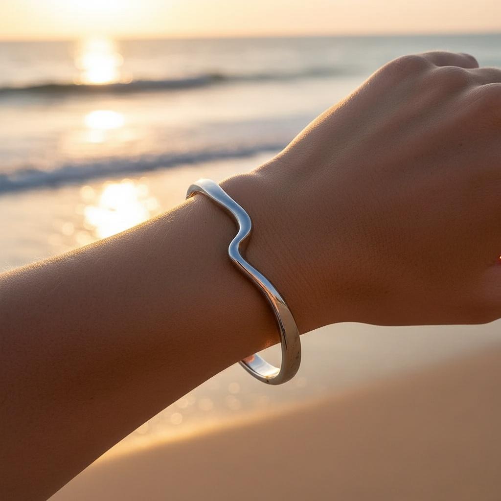 "Elanora" – Spangenarmband mit Steckverschluss