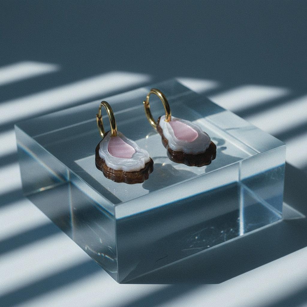 „Elavera“ Oyster Ohrringe