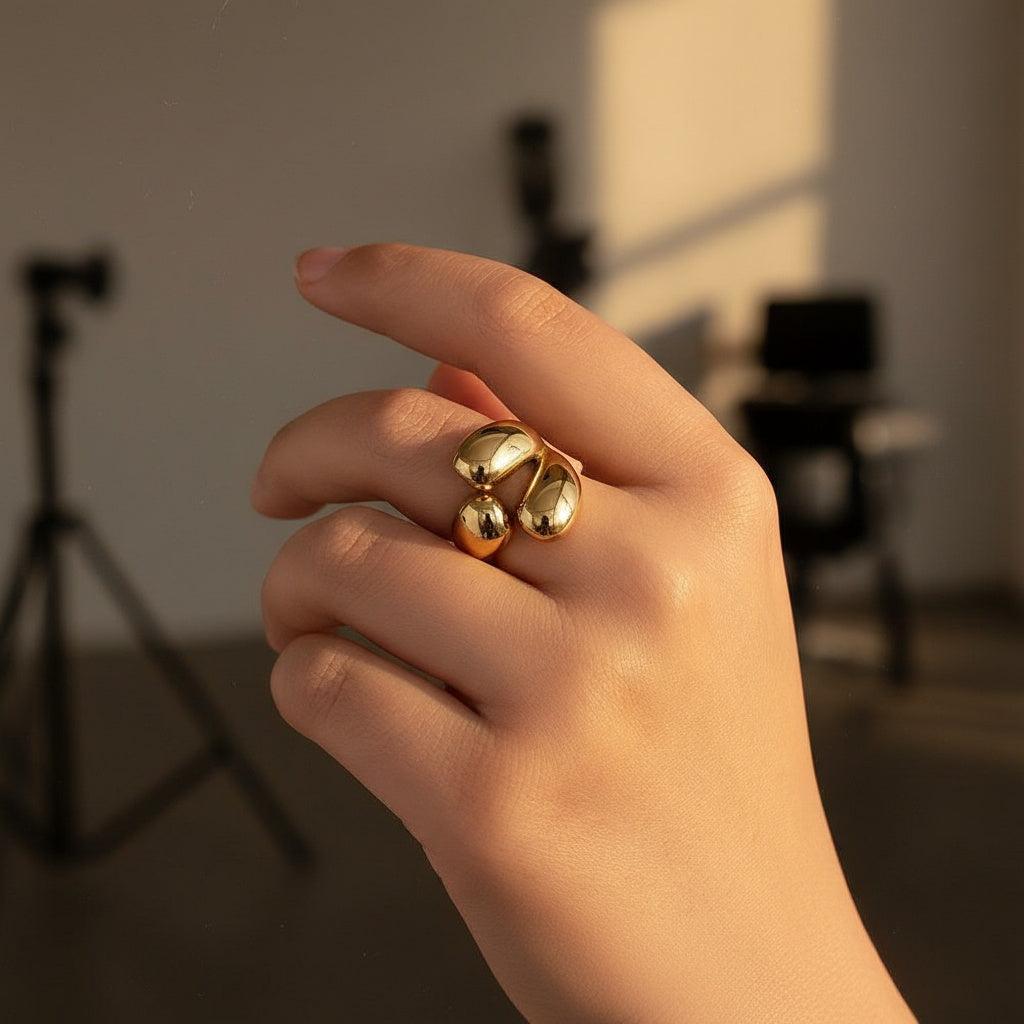 Elaviva - Three Drops Ring