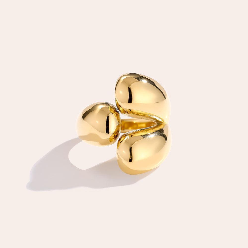 Elaviva - Three Drops Ring-Goldharmonie