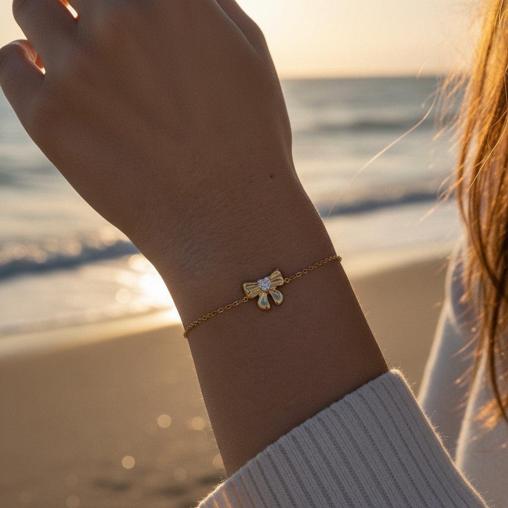 „Elinora“ Sweet Bowtie With Diamond Armband