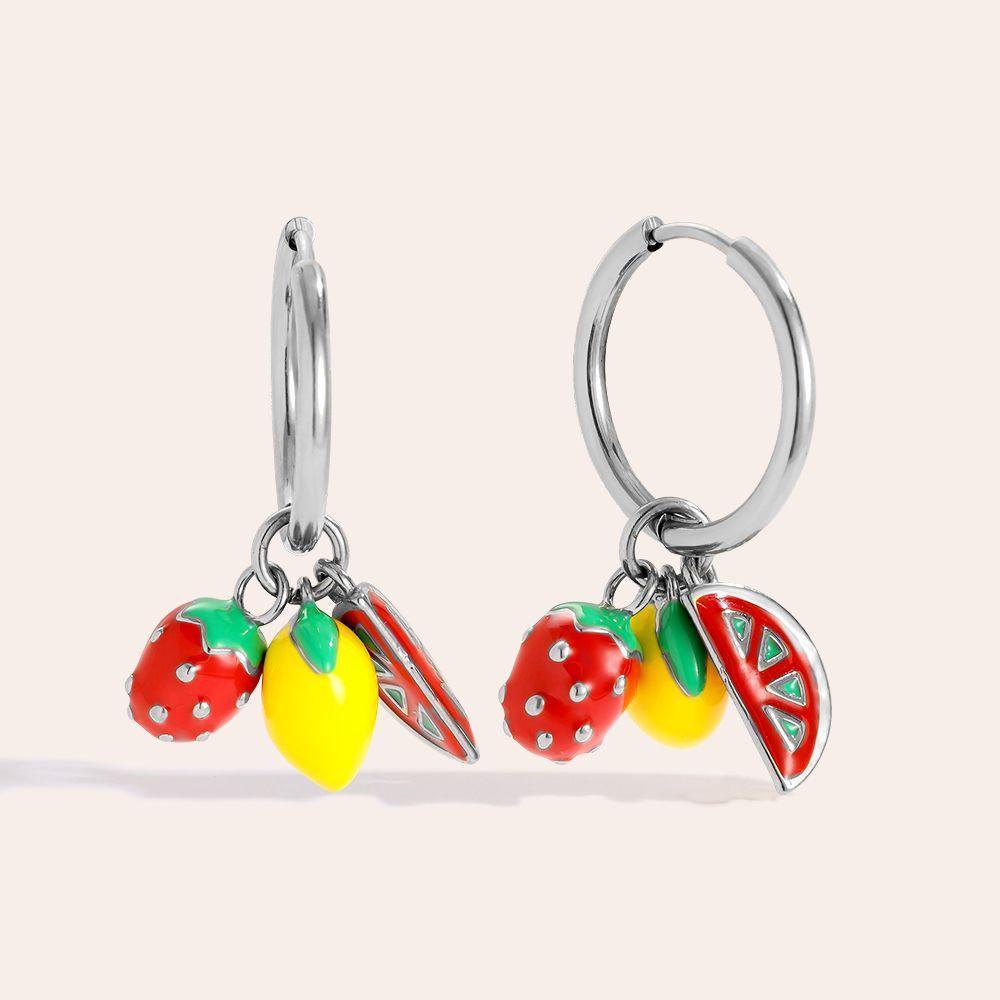 „Elivella“ Fruit Fun Ohrringe