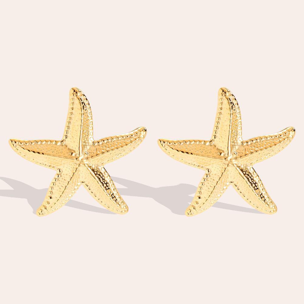 „Elolina“ Great Seastar Ohrringe-Goldharmonie
