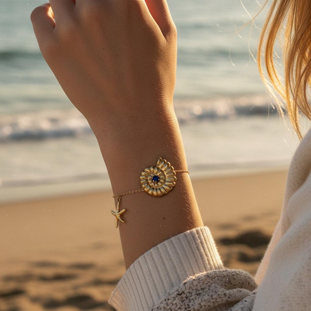 „Elomira“ Shell Star Armband