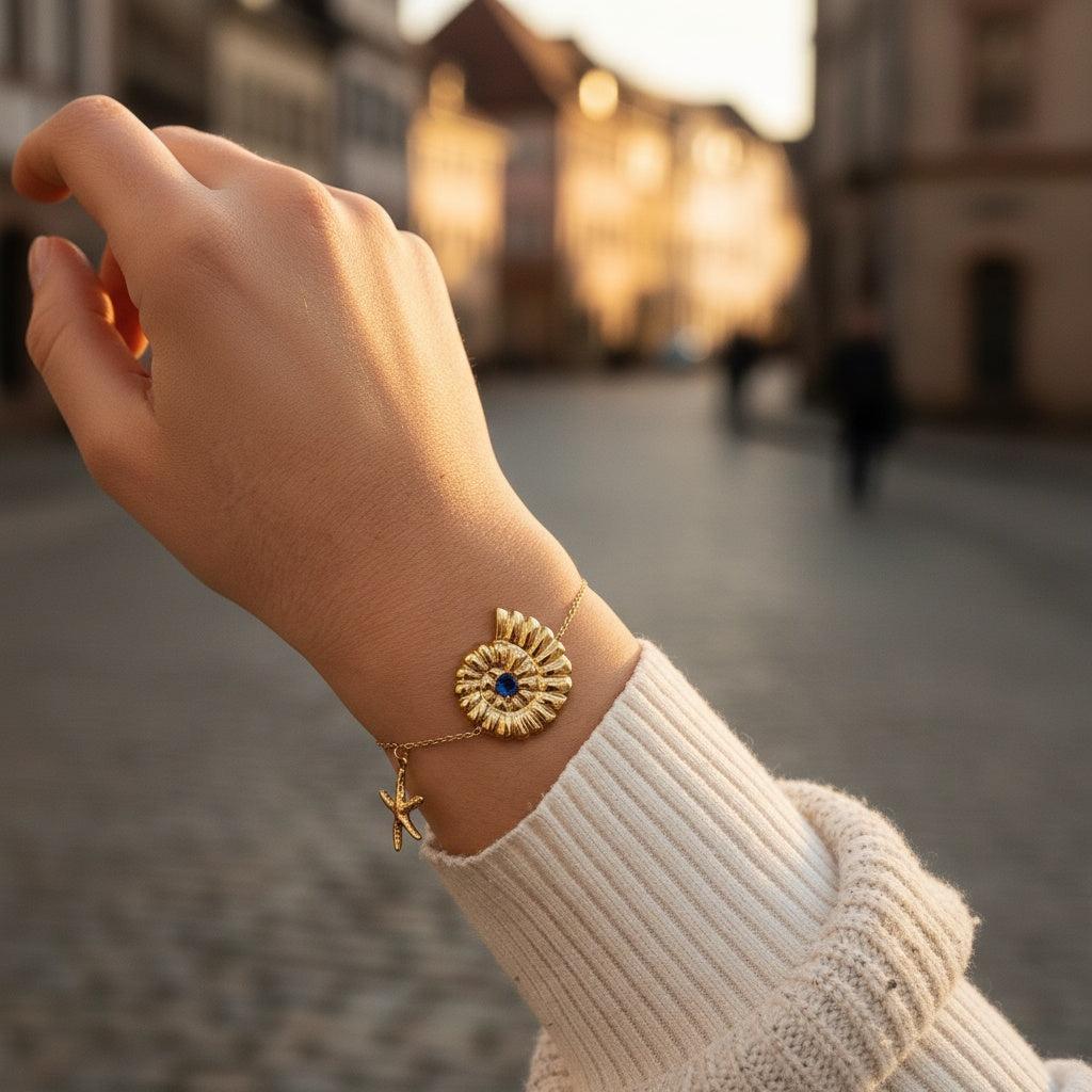 „Elomira“ Shell Star Armband