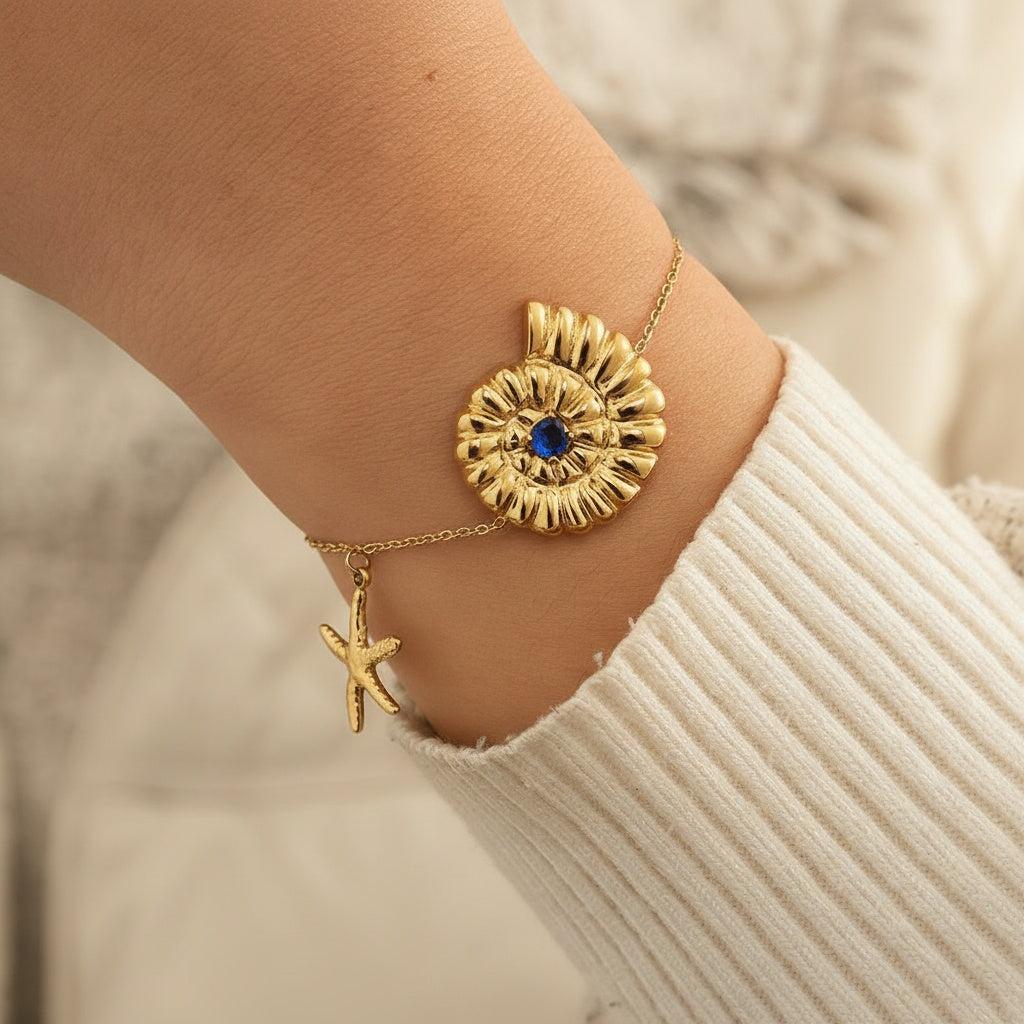 „Elomira“ Shell Star Armband