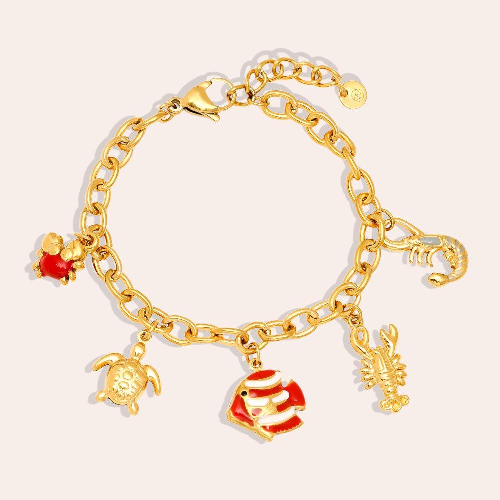„Elonora“ Ocean Creature Armband-Goldharmonie