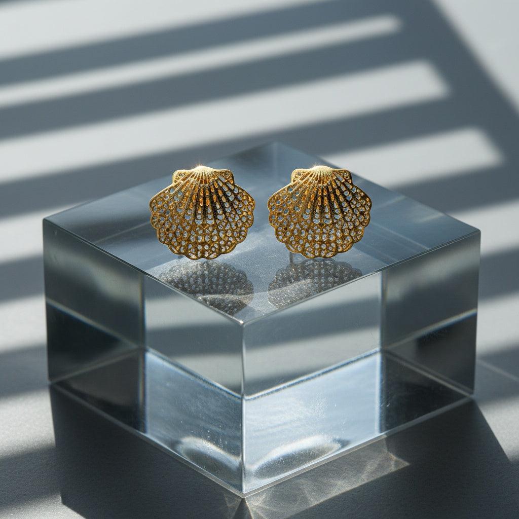 „Elovera“ Shell Ohrringe