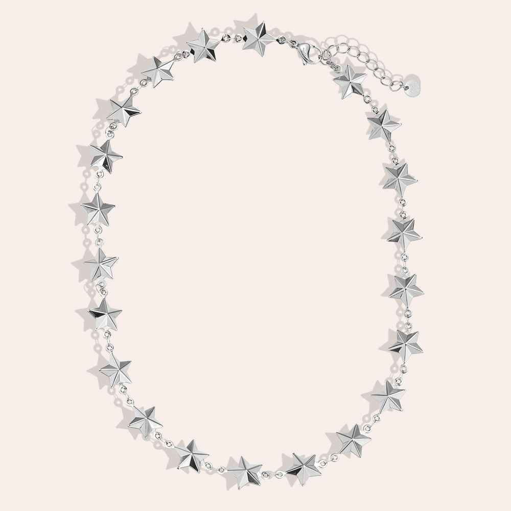 "Elowmirara" Chained Stars Edelstahl Halskette