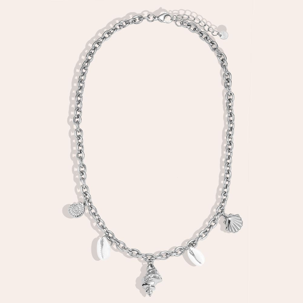 "Ilaionayne" Ocean Love Shells Edelstahl Halskette