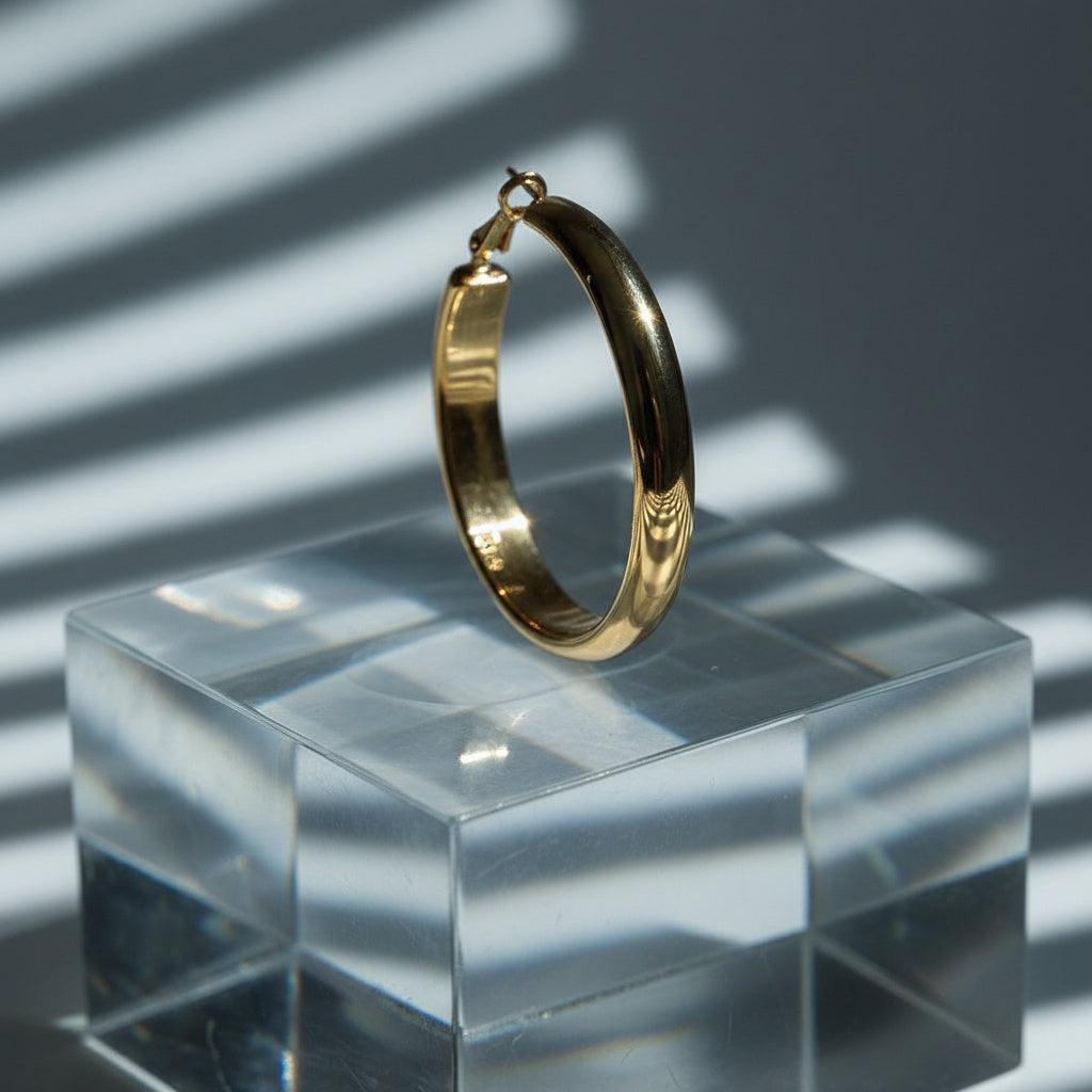 „Ilalin“ Diameter Hoop Ohrringe