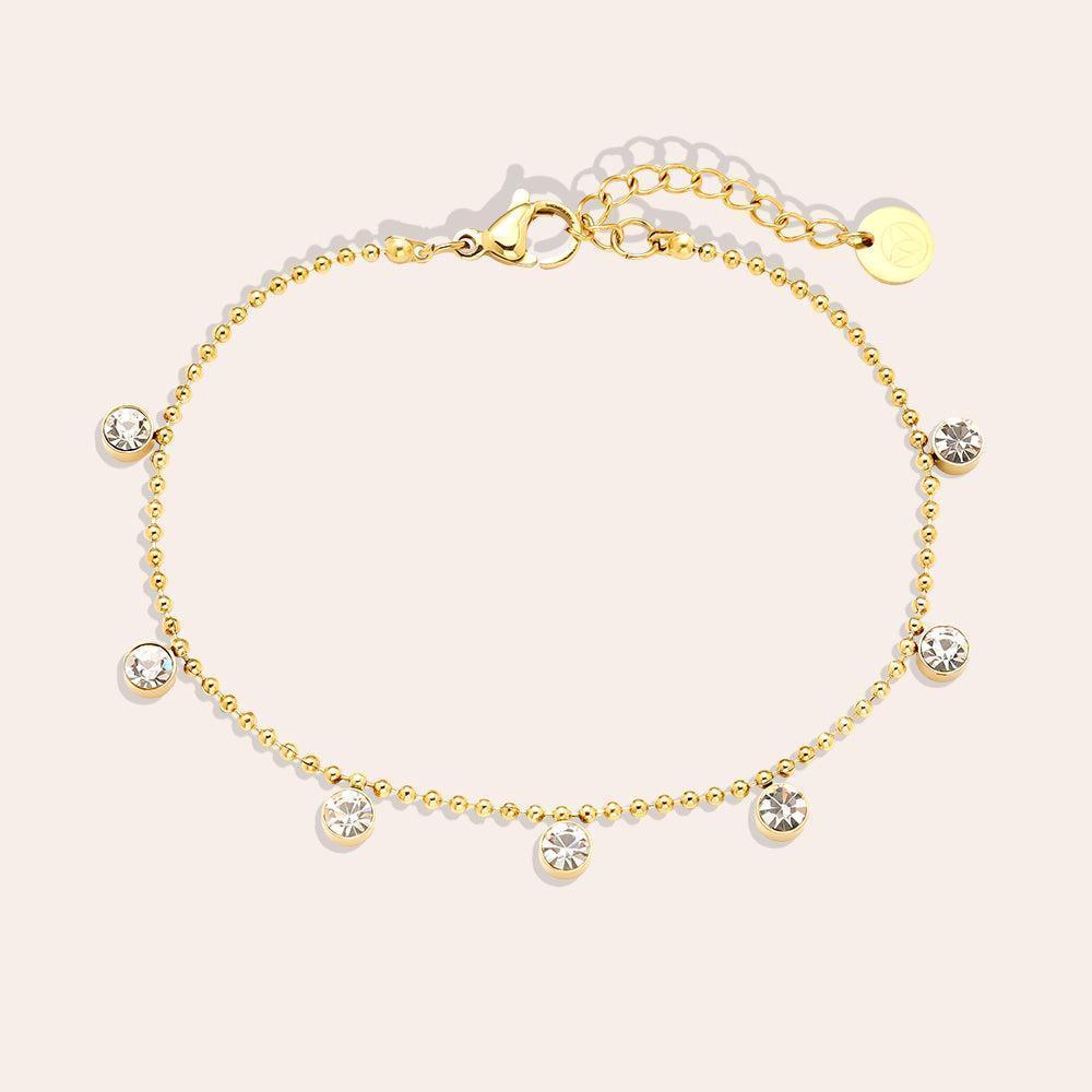 „Ilaria“ Nice Diamond Dots Armband-Goldharmonie