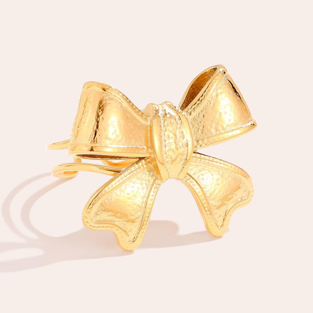 Ilasara - Fancy Bowtie Ring-Goldharmonie