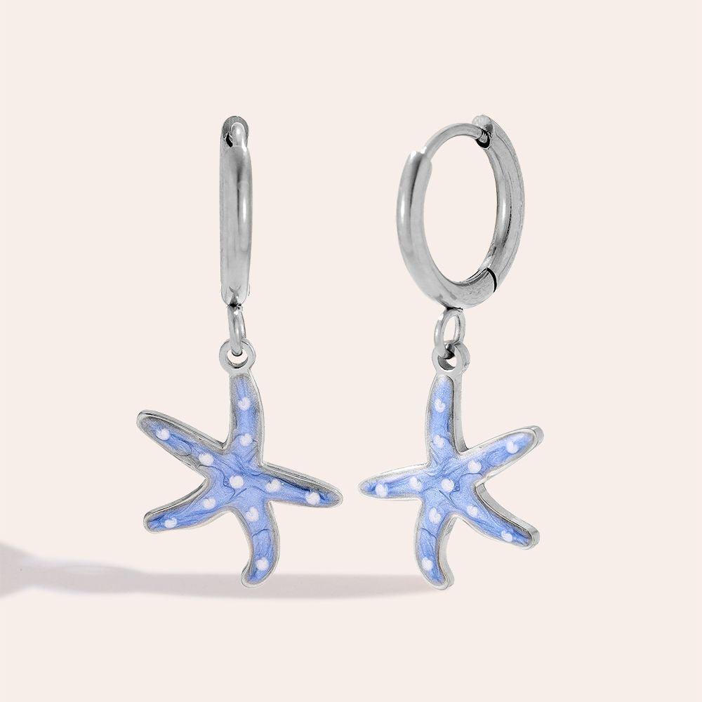 „Ilatara“ Blue Sea Star Ohrringe