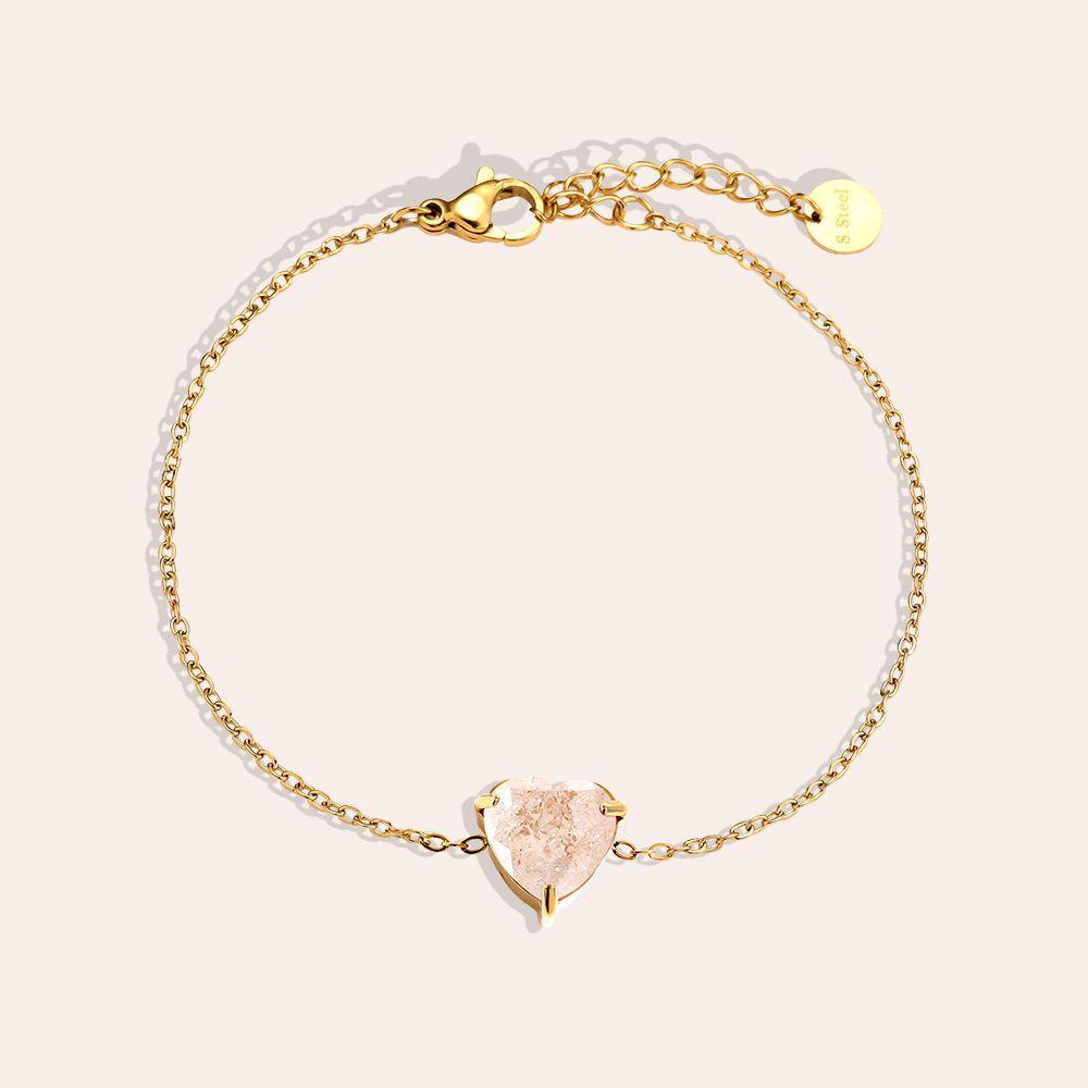 „Ilaviva“ Multi Color Diamond Heart Armband