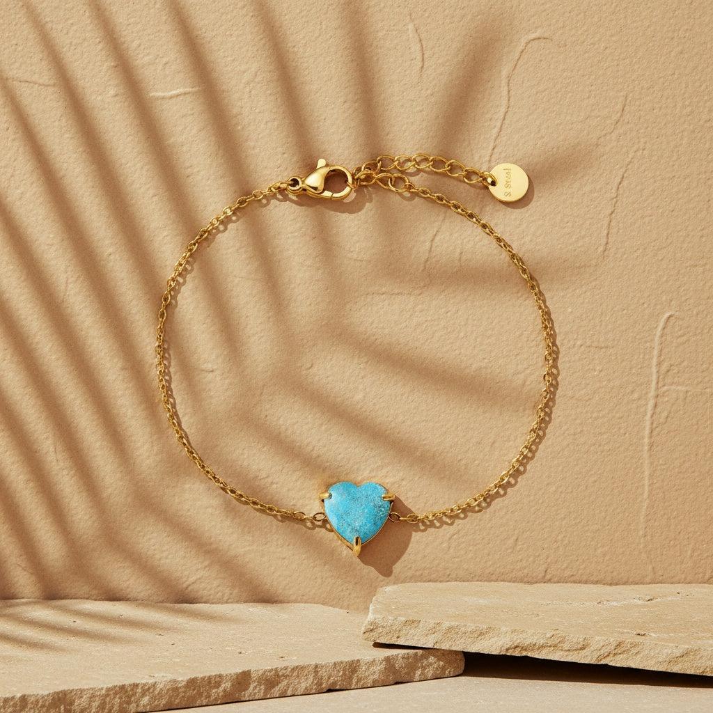 „Ilaviva“ Multi Color Diamond Heart Armband