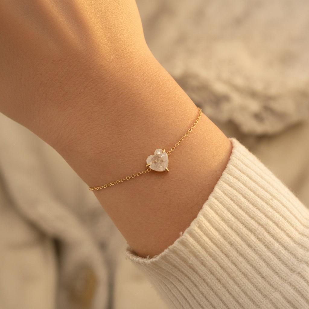 „Ilaviva“ Multi Color Diamond Heart Armband