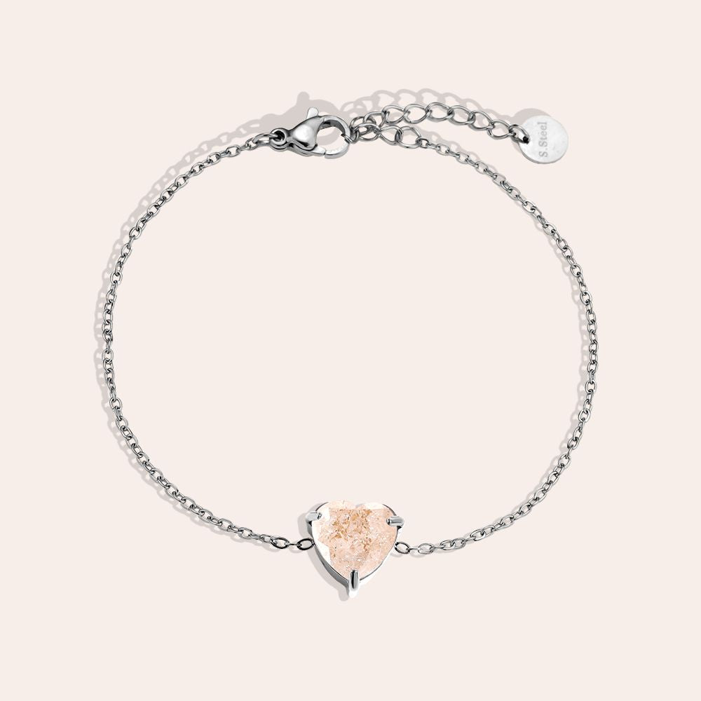 „Ilaviva“ Multi Color Diamond Heart Armband