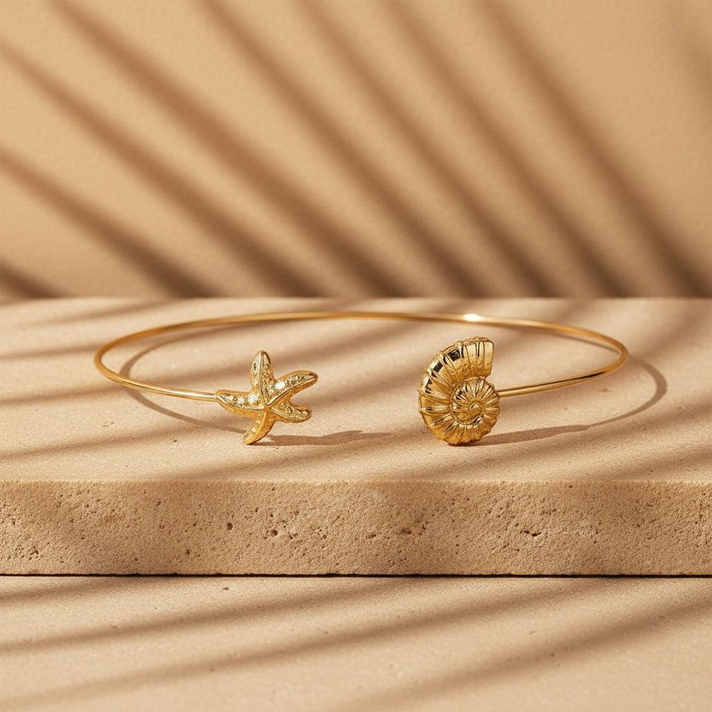 „Iranira“ Adjustable Conch Star Armband