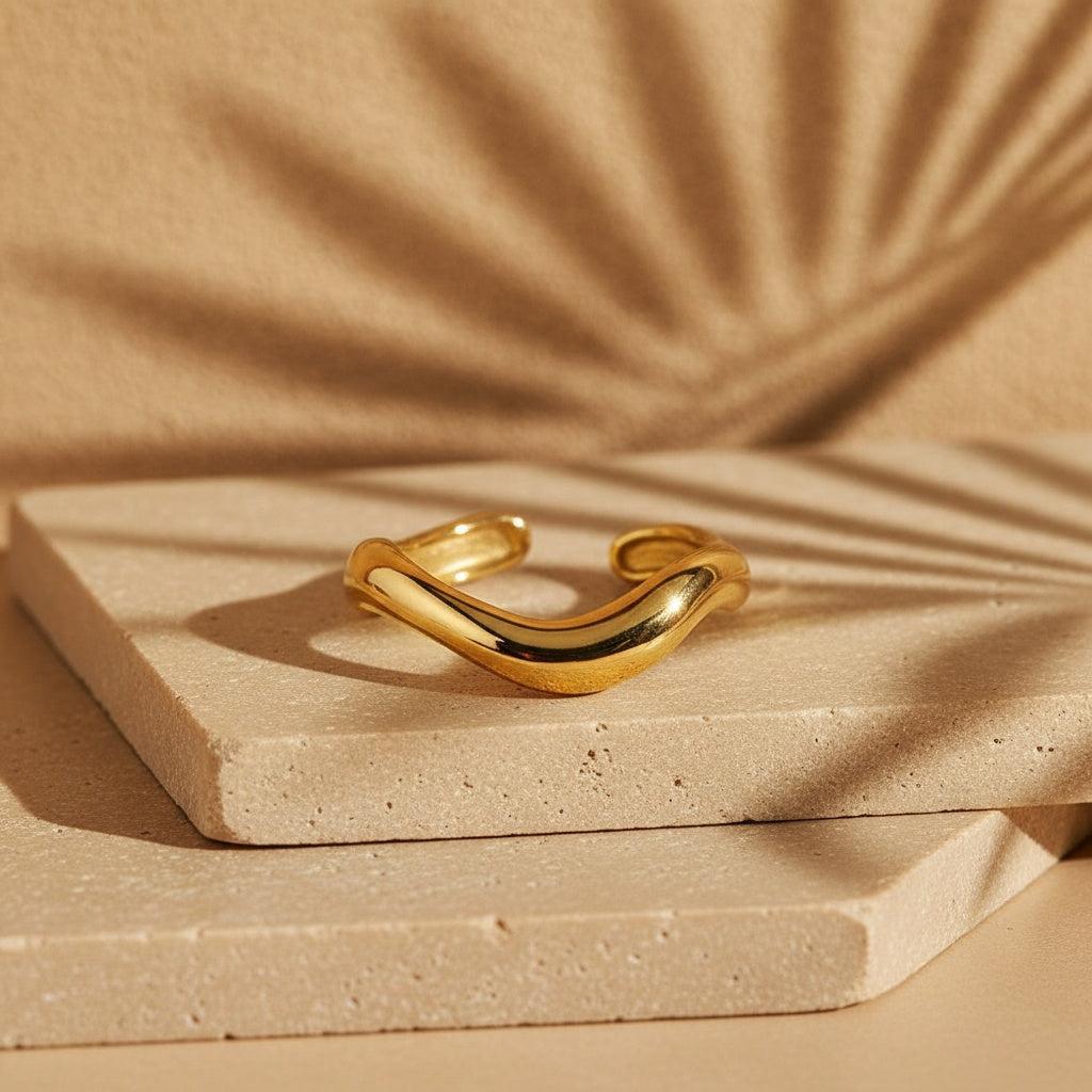 Iraniraa - Thick Irreguläre Kurve Ring