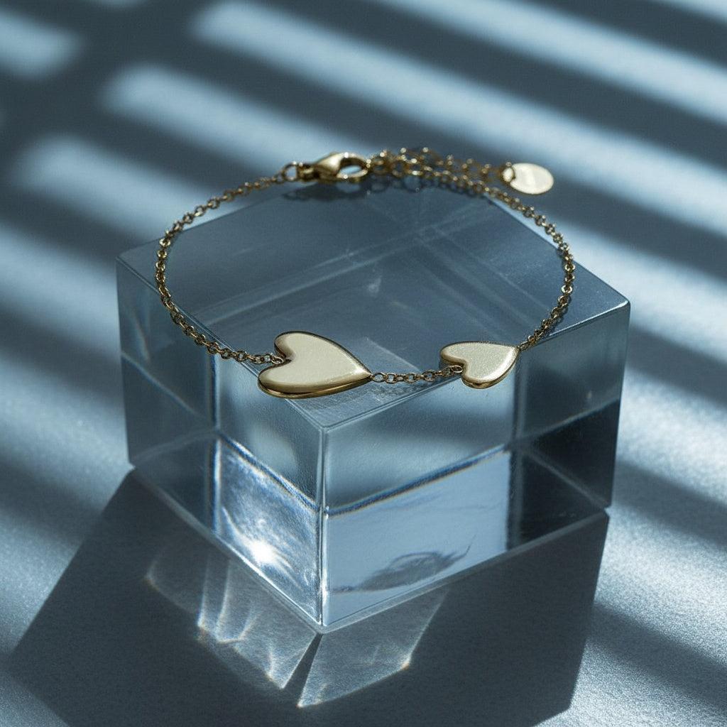 „Iratara“ Two Hearts Armband