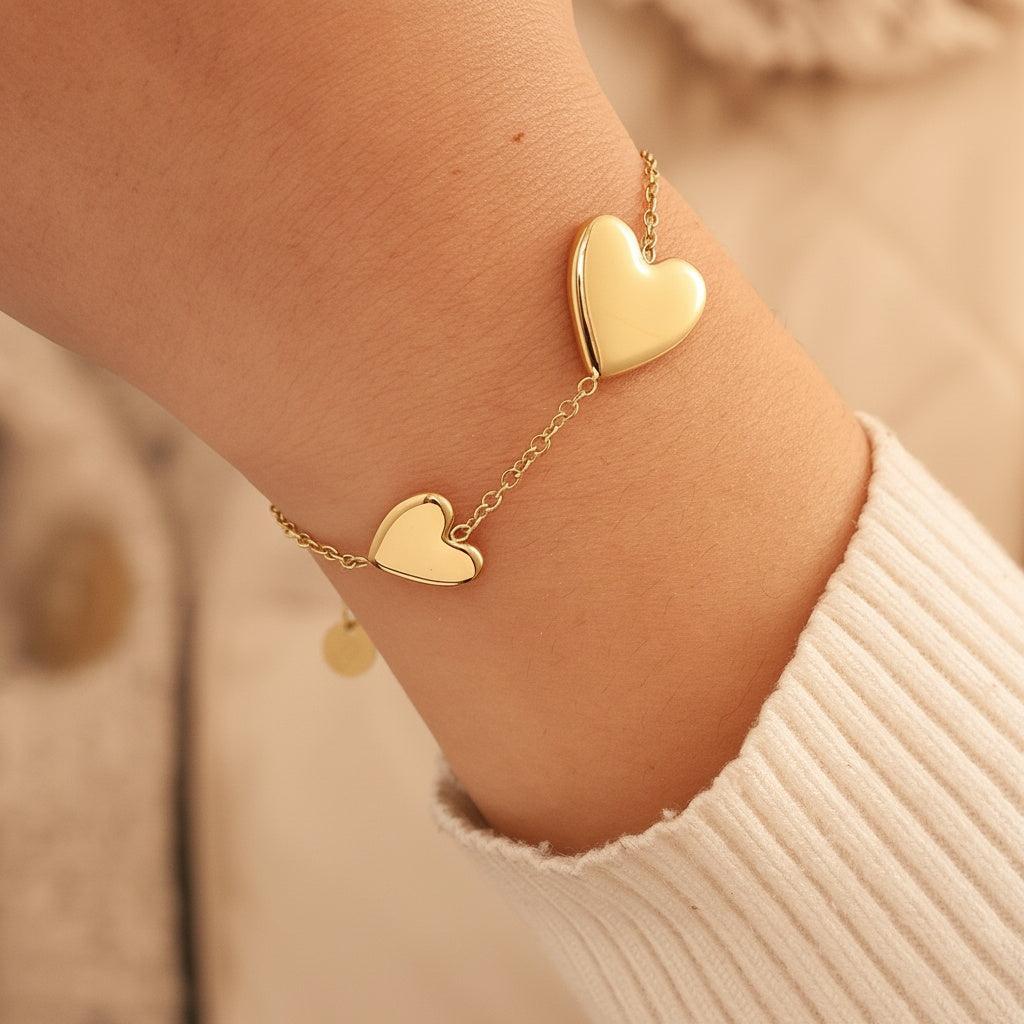 „Iratara“ Two Hearts Armband